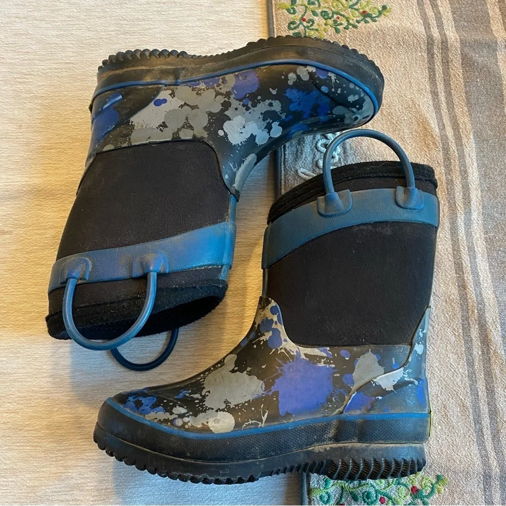 WESTERN CHIEF Neoprene Insulated Winter Boots “Paintball Splat” 11/12